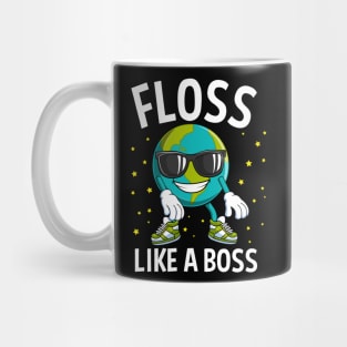 Floss Like A Boss Earth Day Gift For Boys Kids Mug